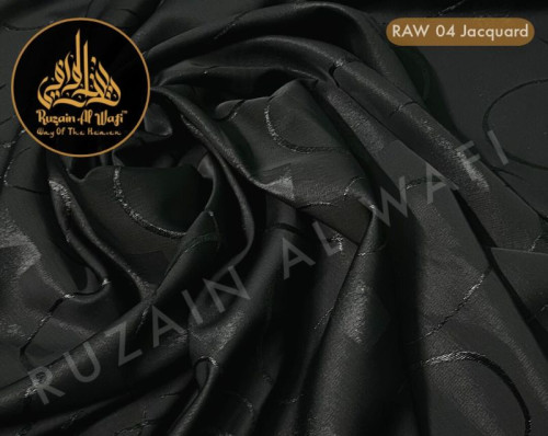 Shiny Imported Jacquard Fabric, Color : Korean Black, Technics : Attractive Pattern, Width : 68 Inches
