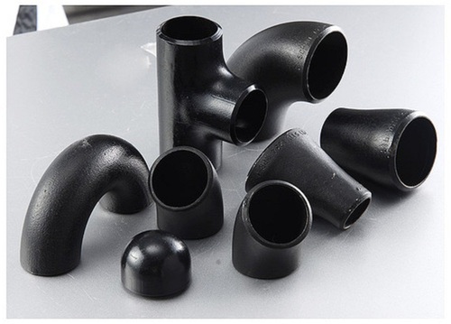 Polished Mild Steel Seamless Pipe Fittings, Shape : Round, Elbow