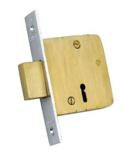 Bharat 70mm Brass Deadlock, Packaging Type : Paper Box