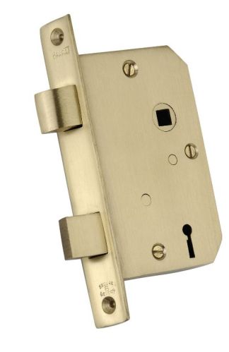 Golden Brass Double Door Mortise Lock