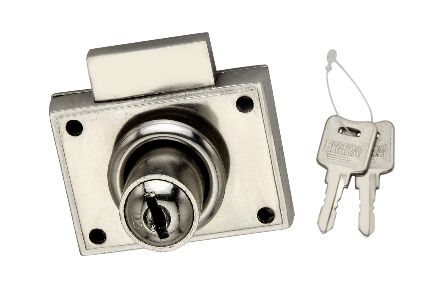 Silver Nickel Finish Multi Purpose Lock, For Doors, Wardrobe, Drawer Etc., Feature : Rust Proof