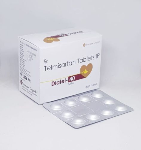 Diatel-40 40 Mg Telmisartan Tablets, For Clinical, Grade Standard : Medicine Grade