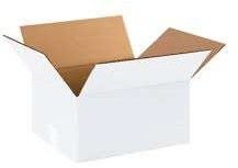Plain White Corrugated Box, For Packaging Use, Size : Multisizes