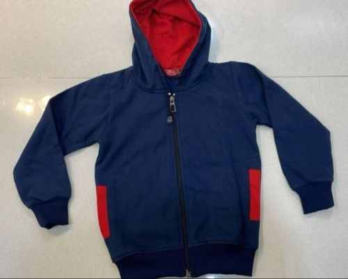 Kids Plain Polyester Hoodies, Size : Small, Medium