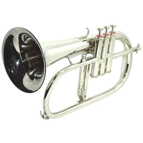 Shreyas Three Valve Nickel Flugelhorn, For Music Industry, Feature : Durable, Finest Quality, Superior Functionality