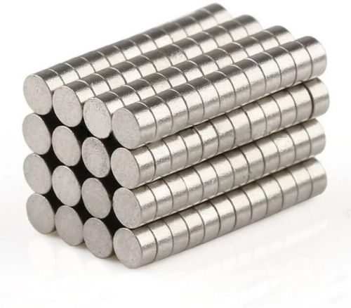 Metallic Polished 3x2 Mm Neodymium Magnet, For Industrial Use