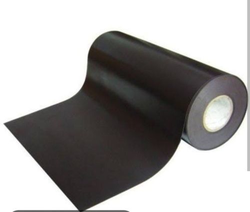 Black Plain Glossy Rubber Magnetic Rolls, For Industrial