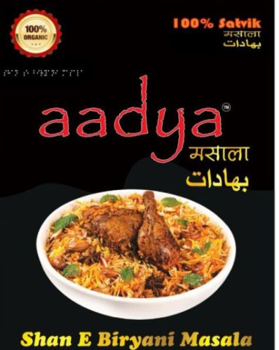 Aadya Powder Biryani Masala, For Cooking, Shelf Life : 6 Month