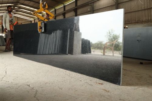 Lexus Stones Polished Premium Black Granite Slab, For Countertop, Flooring, Size : Multisizes