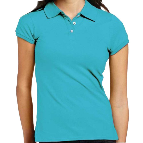 Plain Ladies Polo Neck T-Shirts, Size : M