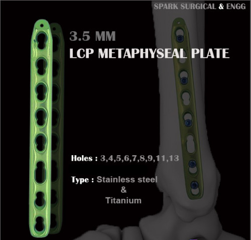 Polished 3.5MM LCP METAPHYSEAL PLATE, For Hospital, Medical, Orthopaedic