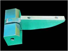 Grey Polished Metal Precision Hinge Rotary Block, For Machinery Use, Size : Standard