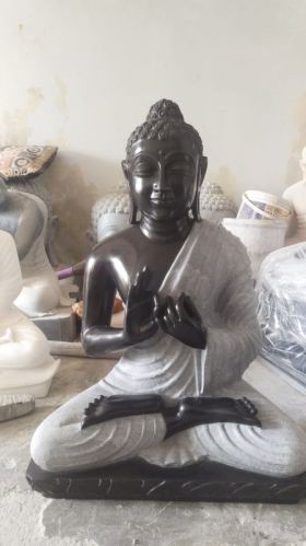 Plain Marble Buddha Statue, Packaging Type : Carton Box