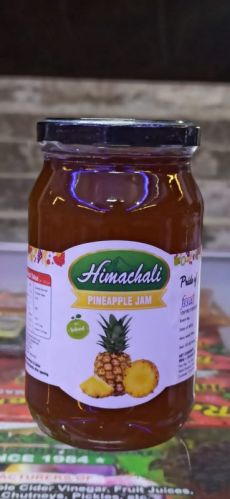 Gel Himachali Pineapple Jam, Packaging Type : Glass Jar
