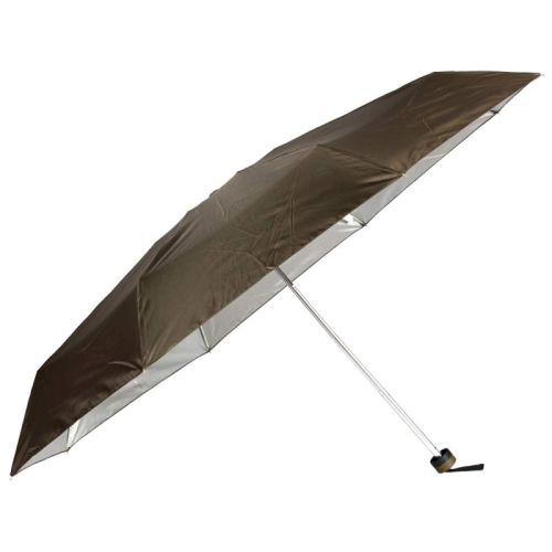 24 Inch Mono Silver Two Fold Umbrella