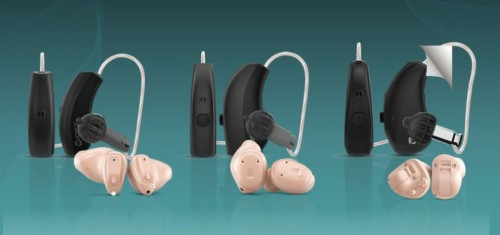 Black Battery Hearing Aids