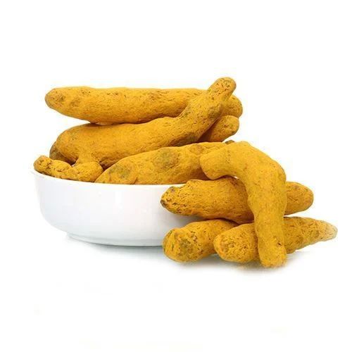 Solid Common Whole Turmeric Finger, For Ayurvedic Products, Cooking, Herbal Products, Style : Dried