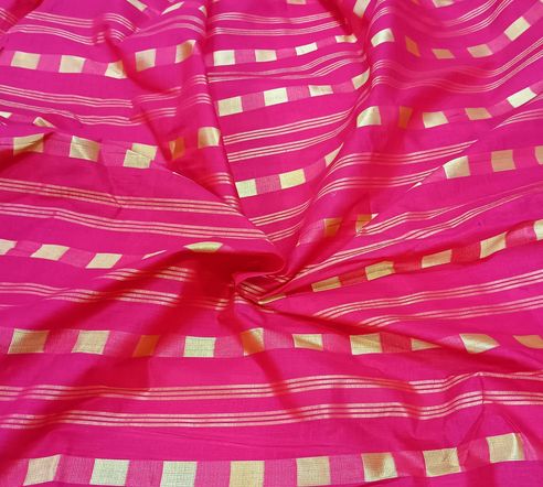 Golden Zari Cambric Fabric, For Textile Industry, Width : 44 Inch