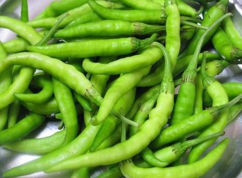 Natural Green Chilli, For Cooking, Packaging Size : 20 Kg