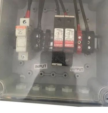 Grey Square ABS Direct Current Distribution Box, For Industries