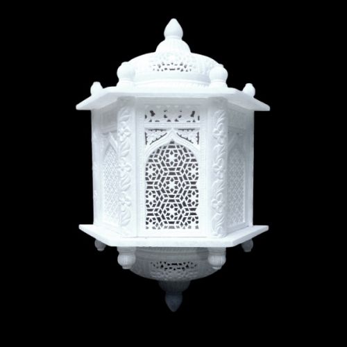 Modern Art Polished Cermaic Decorative Wall Hanging Lamp, For Gifting, Festival, Packaging Type : Carton Box