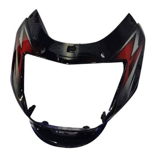 Bajaj CT 100 Black & Red Headlight Visor