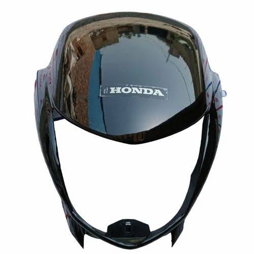 Honda Dream Neo Black Headlight Visor, Size : Standard