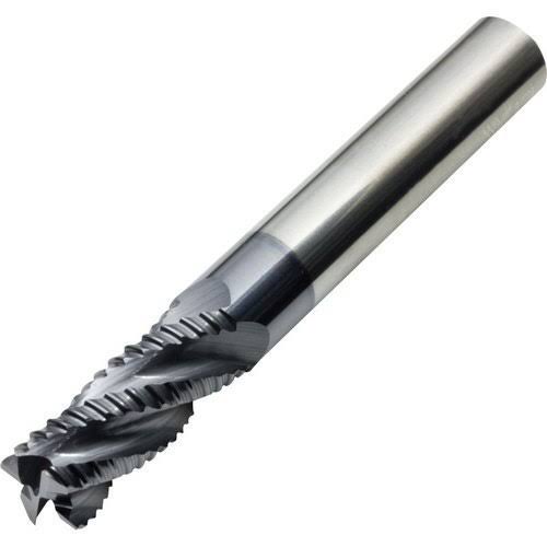 Flat Polished Stainless Steel Carbide Roughing End Mill, For Mining, Size : 2inch