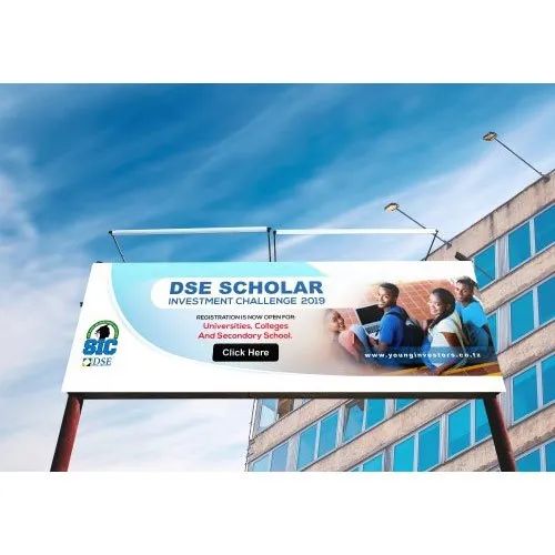 Rectangular Printed PVC Flex Banner, For Promotional Use, Size : Customised