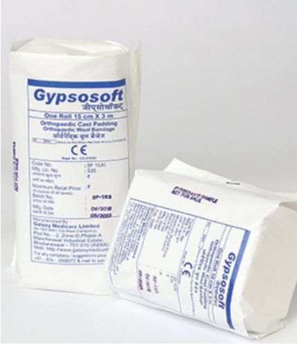White Gyposoft Bandage, For Clinical, Hospital, Feature : Anti Bacterial