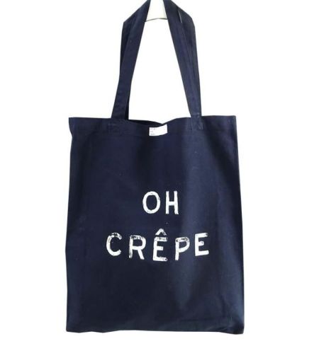 Cotton Blue Printed Shopping Bag, Capacity : 5kg