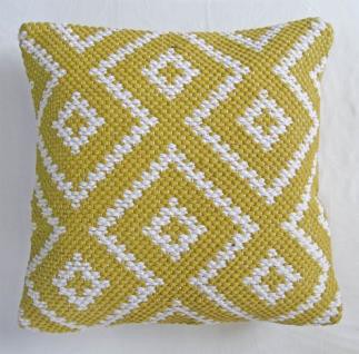 Cotton Crochet Knitted Cushion Cover, Size : 43X43 Cm