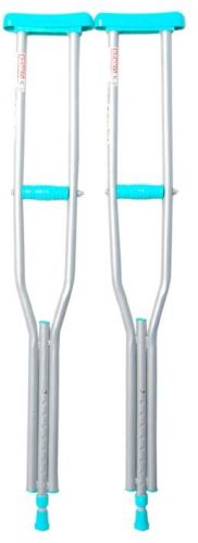 Polished Aluminum Aluminium Auxiliary Crutches, For Patient Use