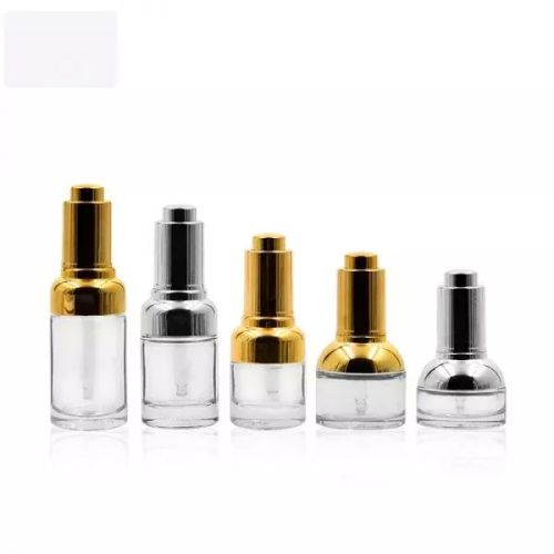 Fancy Glass Dropper Bottle For Cosmetics Products