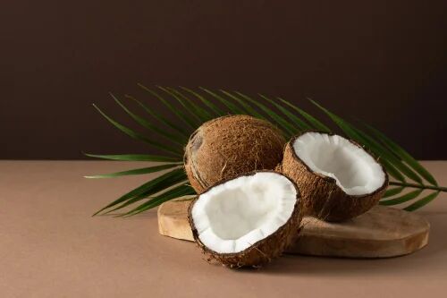 Brown Natural Fresh Semi Husked Coconut, For Pooja, Cooking, Packaging Type : Gunny Bags