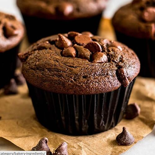 Dark Brown Chocolate Muffins, For Eating, Grade : Food Grade