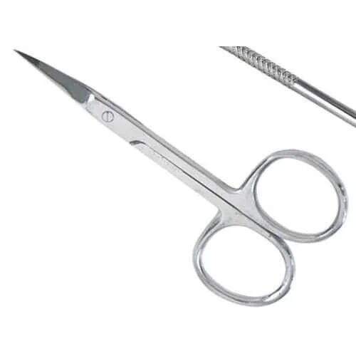 Silver Cuticle Surgical Scissor, For Hospital