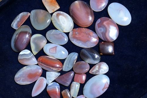 Multi Shape Polished Botswana Gemstone, For Jewellery, Feature : Colorful Pattern, Durable, Fadeless