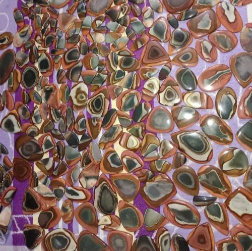 Multicolor Multi Shape Polished Polychrome Jasper Gemstone, Feature : Aptivating Look, Durable, Shiny Look