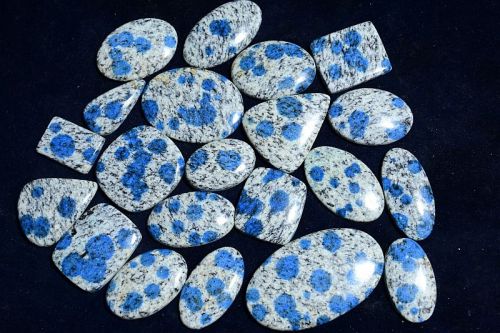 Blue Multi Shape Polished White K2 Jasper Gemstone, Feature : Attractive Look, Shiny Look