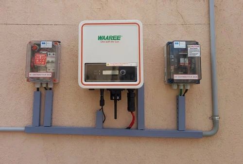 Single Phase 5KW Waaree Solar Grid Tie Inverter, Input Voltage : 260V
