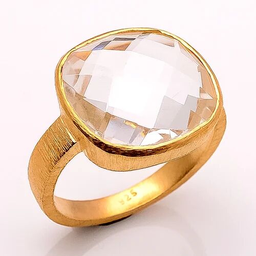 Crystal Quartz Ring, Gender : Unisex