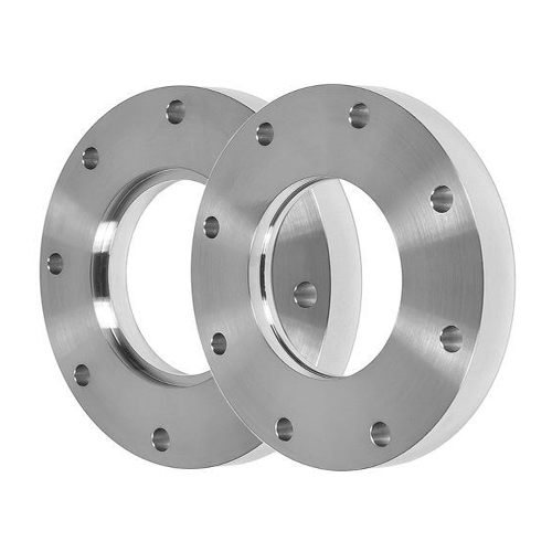 Silver Alloy Steel Plate Flanges, For Industrial, Shape : Round