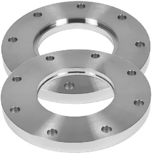 Silver Duplex Steel Plate Flanges, For Industrial Use, Shape : Round
