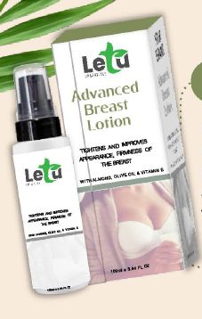 White Letu Advanced Breast Lotion, Packaging Type : Plastic Bottle