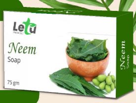 Letu Neem Soap, Packaging Type : Plastic Box