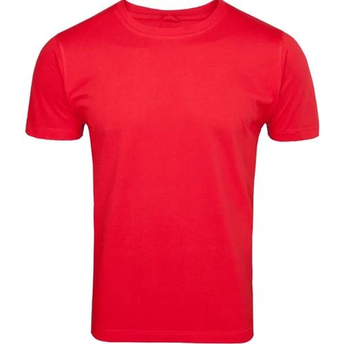 Cotton Crimp Mens Round Neck Plain T-shirt XXL, XL Casual Wear