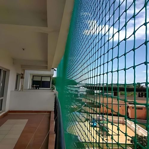 Plain Nylon/HDPE Green Anti Bird Net, Size : Multisizes