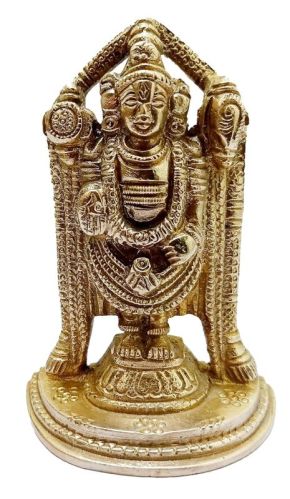 Brass 325 G BALAJI3, For Office, Home, Gifting, Garden, Worship, Temple, Packaging Type : Carton Box