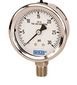 Round Pressure Gauges, For Industrial